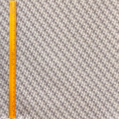 Beige Triangles Jacquard Velvet Fabric By The Yard