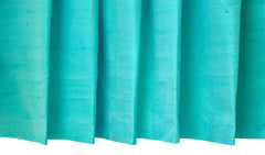 Sea Green Silk Dupioni Curtain Panels