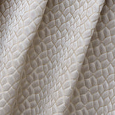 Gray Hexagon Jacquard Fabric By The Yard