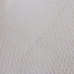 Gray Hexagon Jacquard Fabric By The Yard