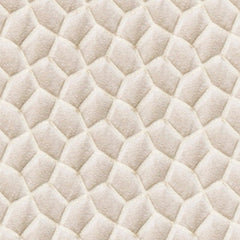 Cream Hexagon Jacquard Fabric By The Yard