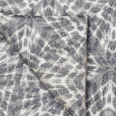 Gray Tie N Dye Jacquard Fabric By The Yard