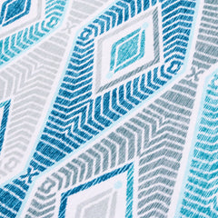 Blue Egyptian Cotton Fabric By The Yard
