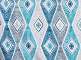 Blue Egyptian Cotton Fabric By The Yard