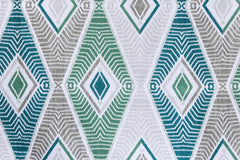 Green Egyptian Cotton Fabric By The Yard
