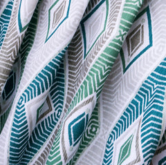 Green Egyptian Cotton Fabric By The Yard