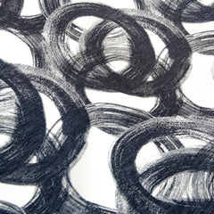 Midnight Circles Jacquard Velvet Fabric By The Yard