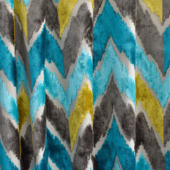 Chartreuse Jacquard Velvet Fabric By The Yard