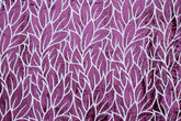 Purple Leaves Velvet Fabric By The Yard
