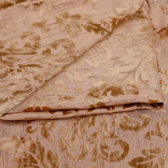 Peach Velvet Fabric By The Yard