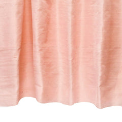 Peach Pink Silk Dupioni Curtain Panels