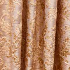 Peach Velvet Fabric By The Yard