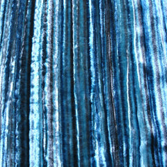 Aqua Swirls Velvet Fabric By The Yard