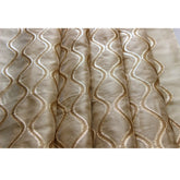 Sequins Scallop Sheer Fabric By The Yard