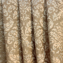 Cream Velvet Fabric By The Yard
