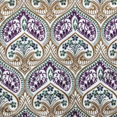 Moroccan Lotus Cotton Velvet Fabric By the Yard