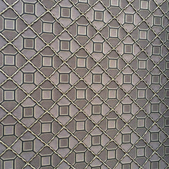 Grey And Black Tile Jacquard Fabric By The Yard