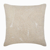 Ivory Galaxy - Ivory Art Silk Decorative Euro Sham