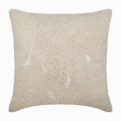 Ivory Galaxy - Ivory Art Silk Decorative Euro Sham