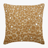 Jute Centric Pillow Cover