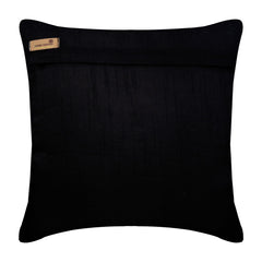 Jute Rebel Black Throw Pillow Cover