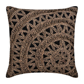 Jute Rebel Black Euro Sham
