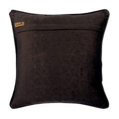 Knotty Black - Black Velvet Decorative Euro Sham