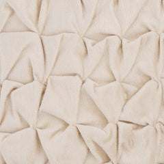 Knotty Pearl Ivory - Pearl Ivory Velvet Throw Pillow Cover