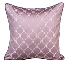 Lavender Tea - Lavender Jacquard Decorative Euro Sham