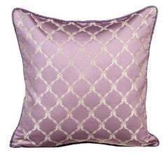 Lavender Tea - Lavender Jacquard Decorative Euro Sham