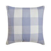 Lilac Plaid - Lavender Cotton Throw Pillow Cover