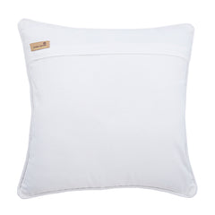 Linen Closet - Blue Linen Embroidered Throw Pillow Cover