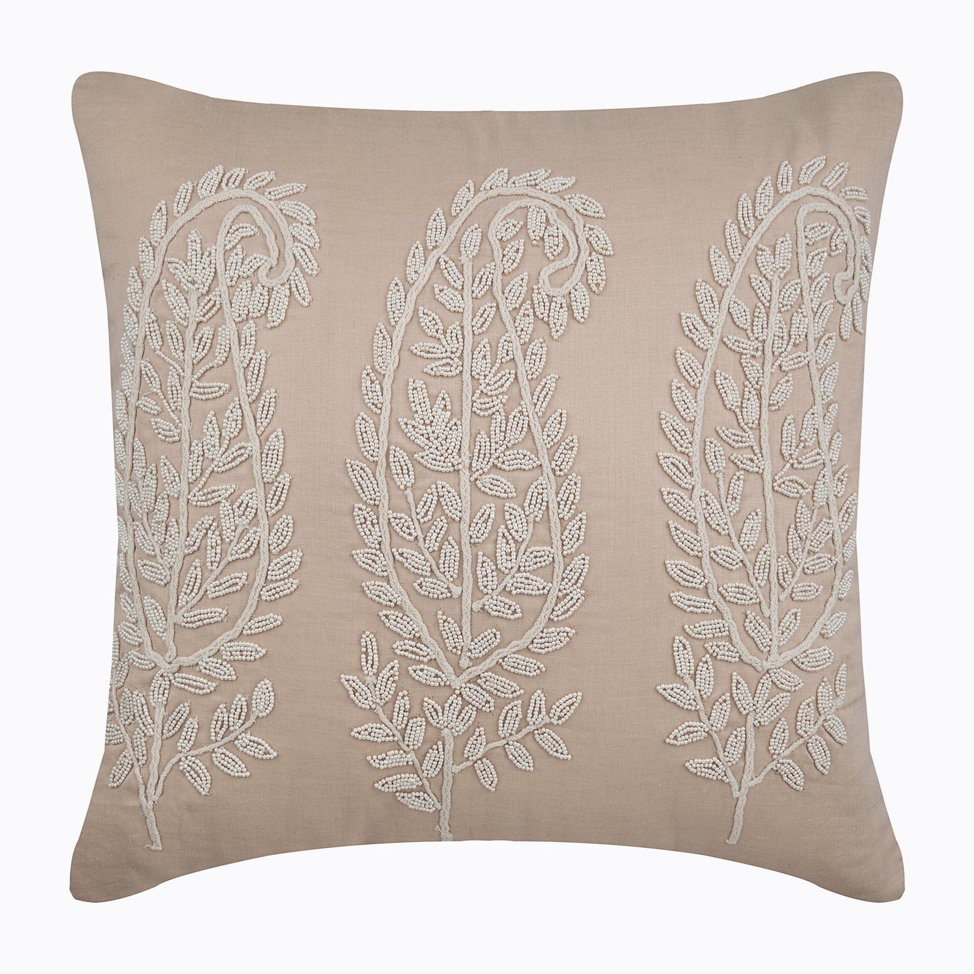 Linen & Paisleys Pillow Cover