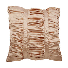 Lush - Peach Pink Satin Decorative Euro Sham
