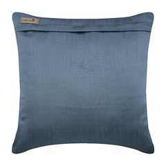 Metal Daze - Midnight Blue Art Silk Decorative Euro Sham