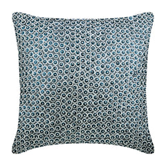 Exotic Lounge - Silver Art Silk Decorative Euro Sham