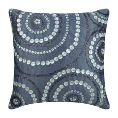 Midnight Moon Mother Of Pearls Decorative Euro Sham