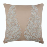 Morning Angel - Beige Cotton Linen Decorative Euro Sham