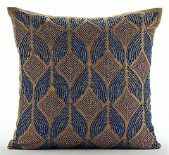 Moroccan Blue Arabian Decorative Euro Sham