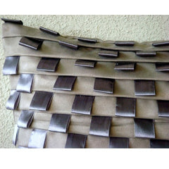 Musical Harmony - Gray Faux Suede Throw Pillow Cover