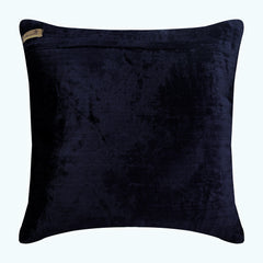 Navy Turkish Dream - Navy Blue Velvet Throw Pillow Cover