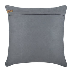 Now And Ever - Silver Faux Leather Decorative Euro Sham