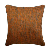 Orange Sitting Room - Orange Jacquard Silk Decorative Euro Sham