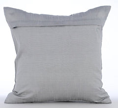 Orange Terracota - Orange Art Silk Throw Pillow Cover