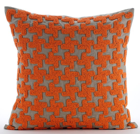 Orange Terracota Pillow Cover
