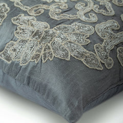 Ottomon Dome Zardozi Throw Pillow Cover