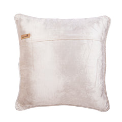 Paloma Gray Scrolls - Gray Burnout Velvet Decorative Euro Sham