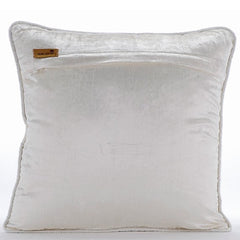 Paloma Grey Damask - Paloma Gray Burnout Velvet Throw Pillow Cover