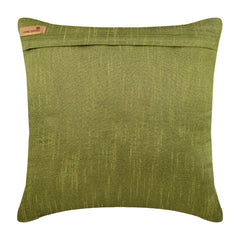 Peacock Abstract Silk Throw Pillow Cover