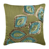 Peacock Abstract Euro Sham